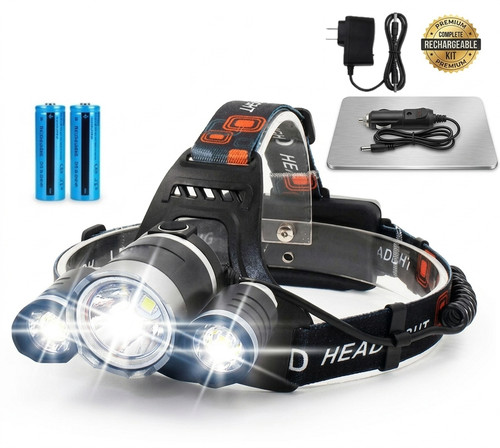 Torcia frontale led potente - torcia,