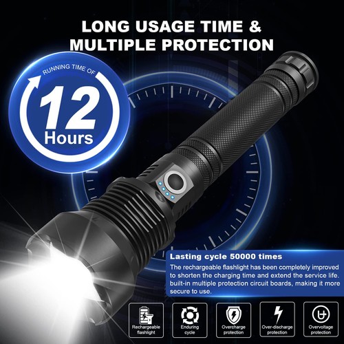 Torcia led militare - torcia,