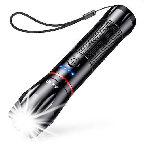 Blukar torcia led ricaricabile - led,
