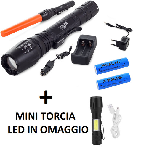 Potente torcia led - potente,