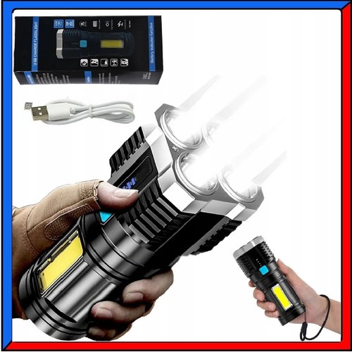 Torcia led ricaricabile - torcia,