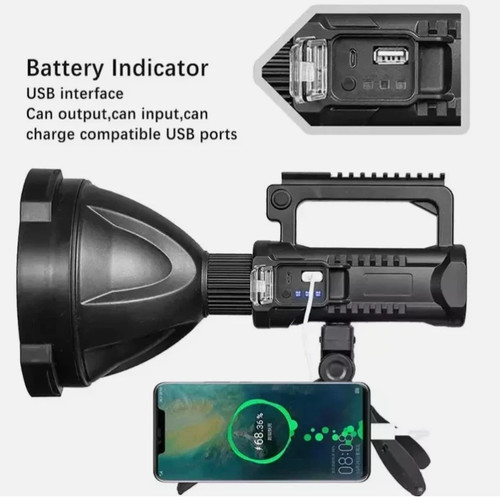 Torcia potente raggio 1km led - potente,