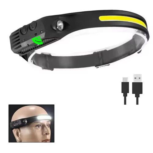 Potente torcia frontale led - torcia,
