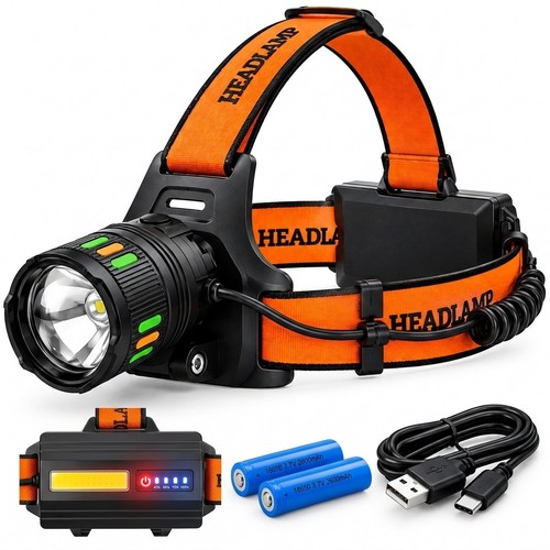 Torcia frontale led - frontale, 500m