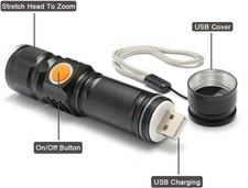 MINI TORCIA LED USB