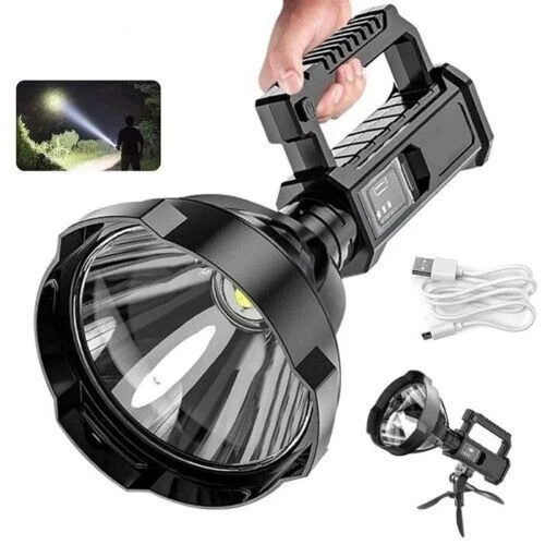 Torcia potente raggio 1km - torcia, led
